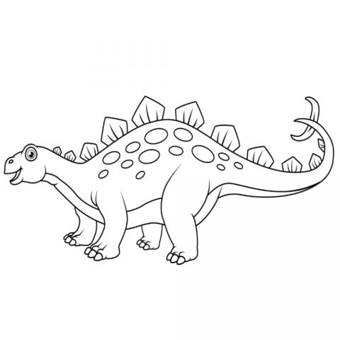 stegosaurus-coloring-pages - Dinosaur Coloring Pages