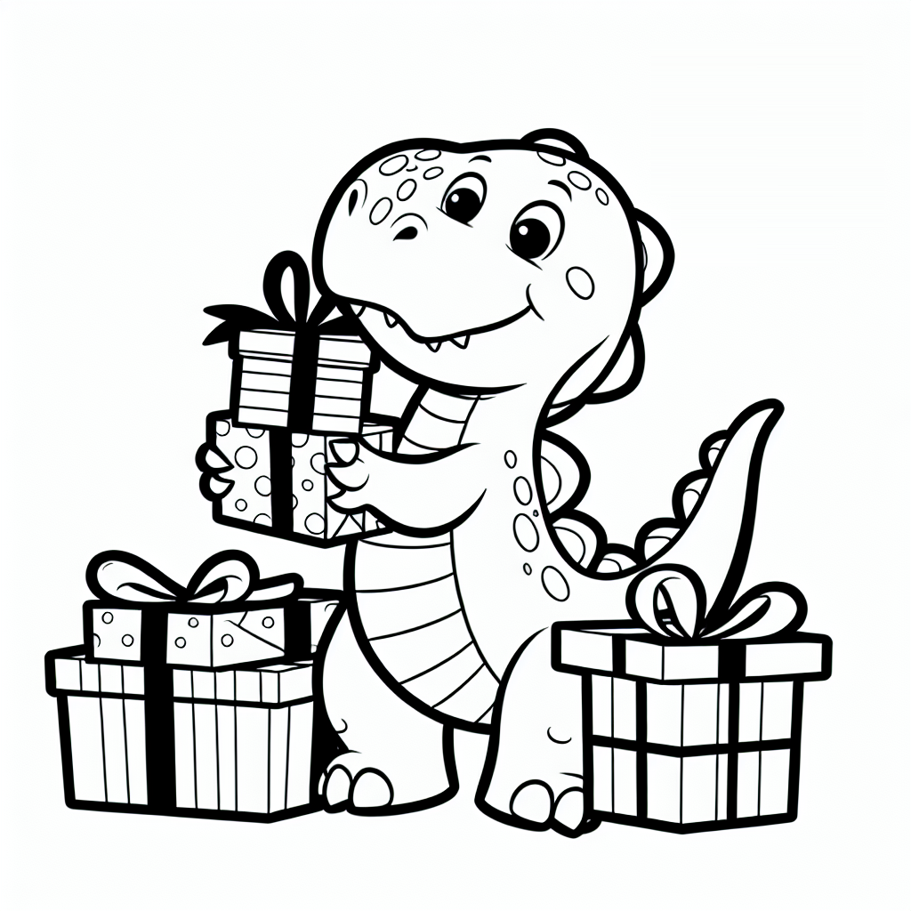 Christmas Dinosaur Coloring Pages Dinosaur Coloring Pages