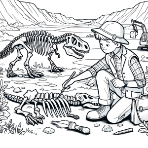 young paleontologist finds dinosaur fossil